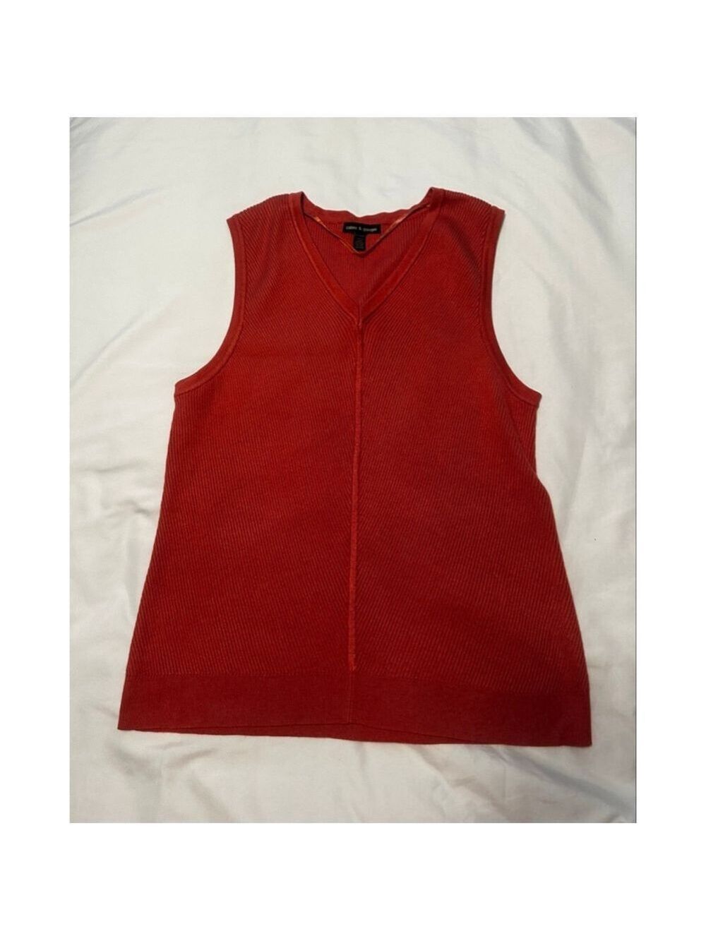 Cable & Gauge Rust Tank Style Women’s Top size XL
